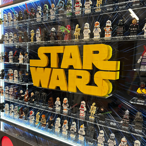Lego wall Mount Display case for 120 minifigures
